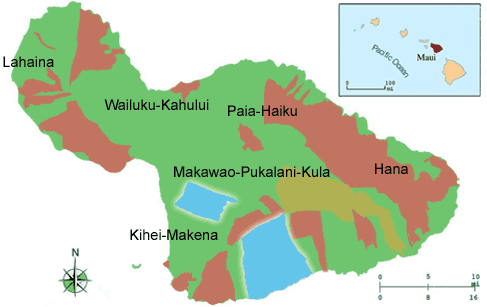 Maui Hawaiian Homelands Map